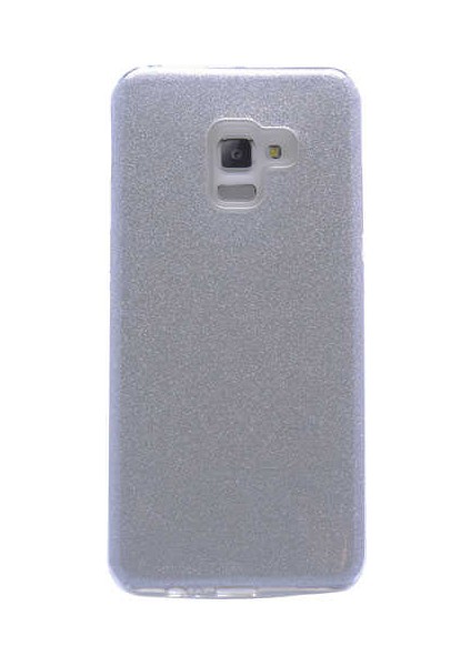 Samsung Galaxy A8 Plus 2018 Kılıf Renkli Parıltılı Simli Işıltılı Silikon Kapak (Shining)
