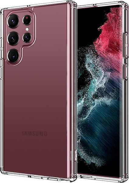 Samsung Galaxy S23 Ultra Kılıf Darbe Emici Kamera Korumalı Yumuşak Esnek Şeffaf Silikon Kapak (02-Anti) fiyatları