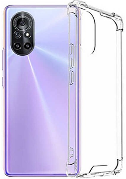 Huawei Nova 9 Se Kılıf Darbe Emici Kamera Korumalı Yumuşak Esnek Şeffaf Silikon Kapak (02-Anti)