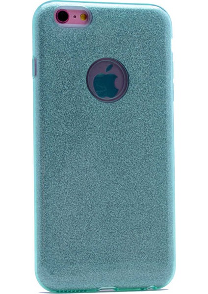 Apple iPhone 7 Plus Kılıf Renkli Parıltılı Simli Işıltılı Silikon Kapak (Shining)