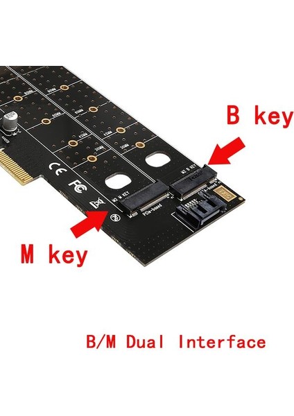 Pciexp 4x Nvme 4x Ngff Sata Çevirici Pci-Exp 4x M2 Nvme Çevirici Ngff Sata Çevirici modelleri