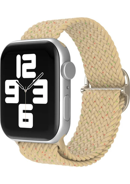 Tech Gross Apple Watch 38MM Star Akıllı Saat Kordon - Benekli Krem