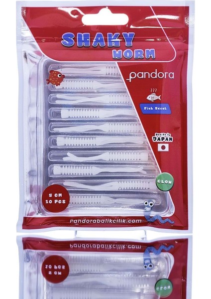 Shaky Worm - #white Glow