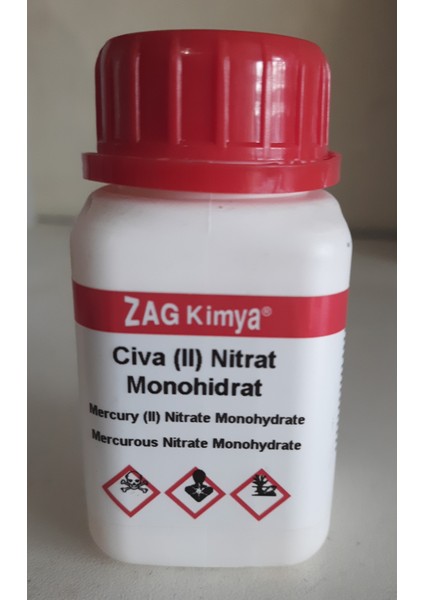 Cıva Iı Nitrat Monohidrat Extra Pure - 250 gr
