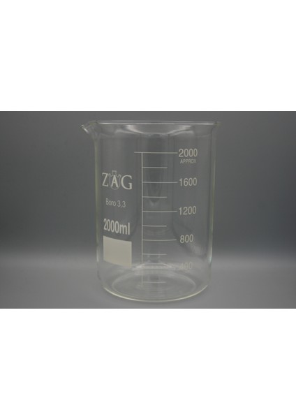 Beher Cam Kısa Form 2000 ml