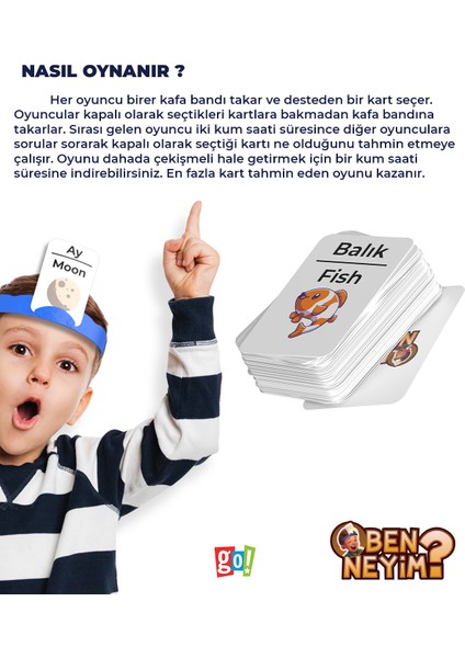 Ben Neyim? Türkçe/ingilizce   Aile Çocuk Eğlenceli Kutu Oyunu Who I'am Eğitici Oyuncak