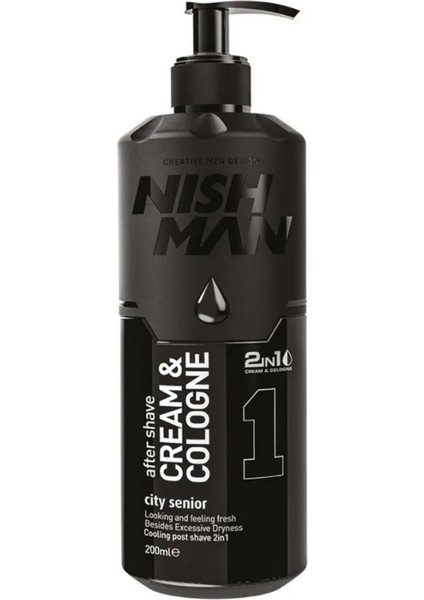 Nishman 01 Tıraş Sonrası Krem & Kolonya / Redmoon Sport Kokusu 200 Ml