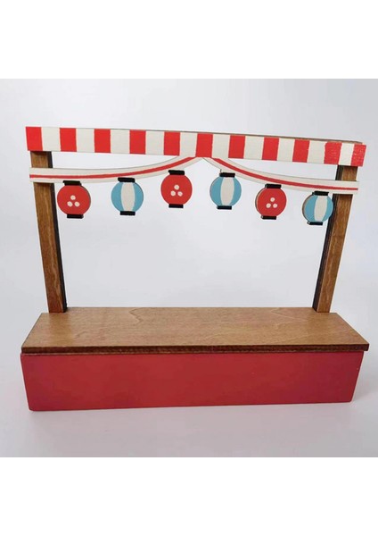 Mini 1:12 Bebek Evi Minyatür Ahşap Mini Stale Stant Stand Süslemesi (Yurt Dışından)