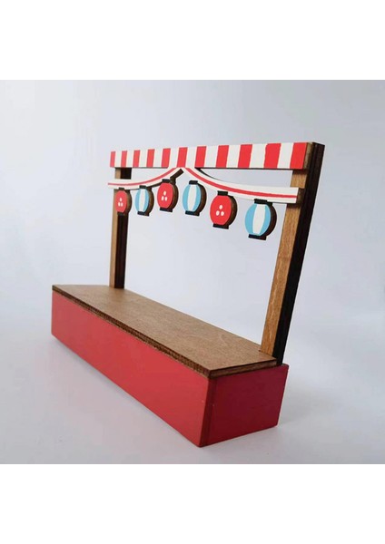 Mini 1:12 Bebek Evi Minyatür Ahşap Mini Stale Stant Stand Süslemesi (Yurt Dışından)