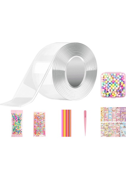 Blow Bubble Çift Taraflı Bant Diy El Sanatları Çok Amaçlı Yaratıcı Yapışkan Bant Stili (Yurt Dışından)