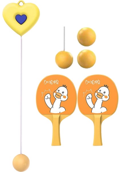 Kapalı Asma Masa Tenis Eğitmeni Eğitim Sarı 2 Kürekler (Yurt Dışından)