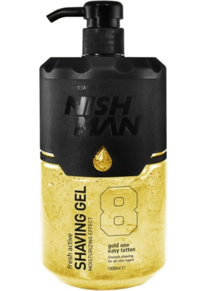 No8 Gold One Traş Jeli 1000 Ml