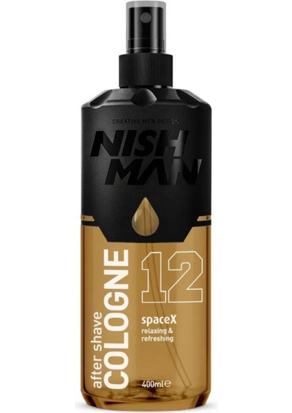 12 Space X Tıraş Kolonyası / Special Edition 400 Ml