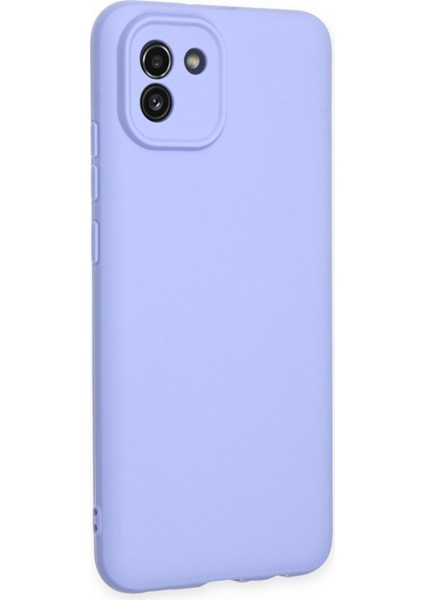 Samsung Galaxy A03 Kılıf First Silikon - Lila fiyatları