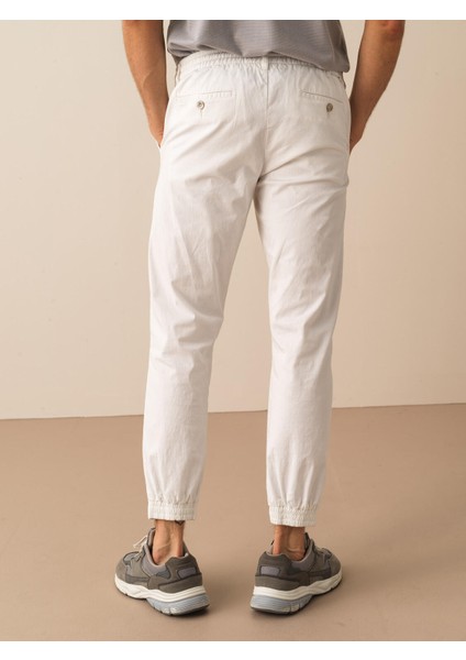 Pamuklu Slim Fit Jogger Pantolon