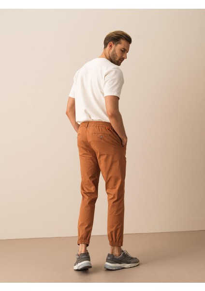 Pamuklu Slim Fit Jogger Pantolon