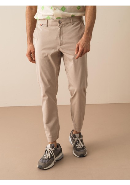 Pamuklu Slim Fit Jogger Pantolon