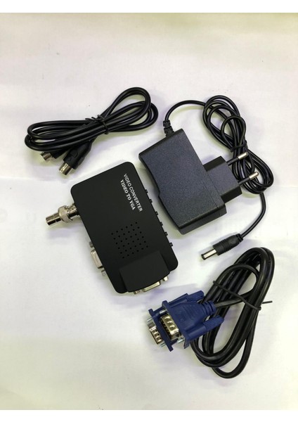 Deste Elektronik Video Rca To VGA Video Dönüştürücü Bileşik