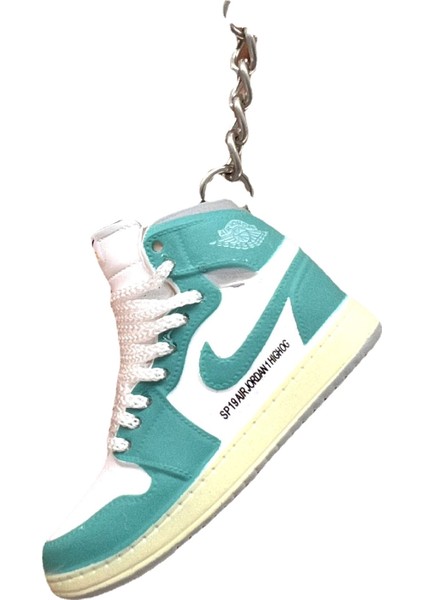 Iyi Kalite Figür Detaylı Anahtarlık - Açık Mavi (Yurt Dışından)