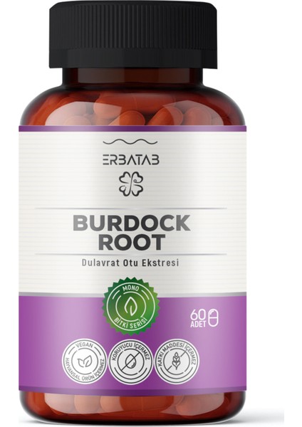 Dulavrat Otu Burdock Root Ekstresi 60 Kapsül