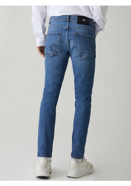 Erkek Jumy Normal Bel Dar Paça Super Skınny Jean Pantolon
