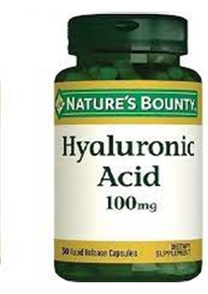 Nature's Bounty Hyaluronic Acid 100MG 30 Kapsül