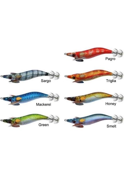 Real Fish Oita 3.5 Egi Tip Run Glow 105 mm 17.5 gr Kalamar Zokası