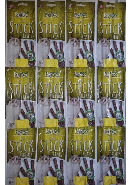 Reflex Kedi Ödül Sticks Hindi & Kuzu 3x5 gr 12 Adet