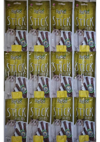 Reflex Plus Reflex Kedi Ödül Sticks Hindi & Kuzu 3x5 gr 12 Adet