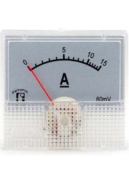 İntercom Dc Analog 0-15 Amper Gösterge 45X48MM IC-231A