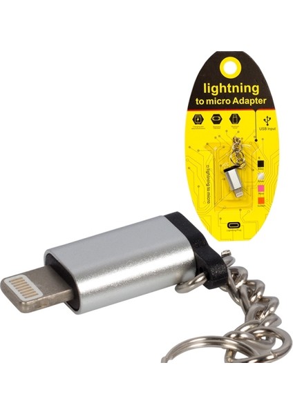 Mıcro USB To Lıghtnıng IPHONE Otg Aparat