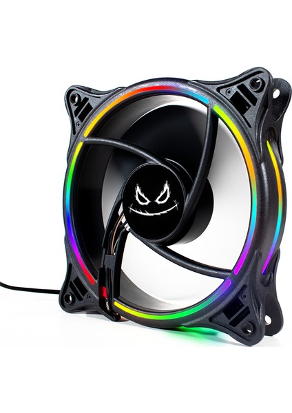 FN103 Rainbow Gökkuşağı Aydınlatmalı 120MM Bilgisayar Kasa Fanı