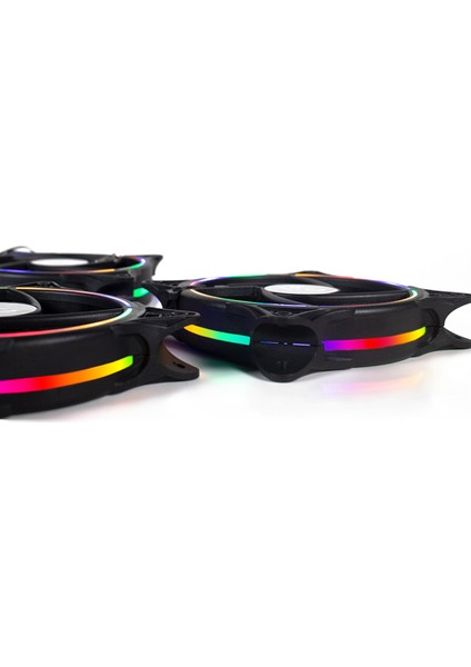 FN103 Rainbow Gökkuşağı Aydınlatmalı 120MM Bilgisayar Kasa Fanı