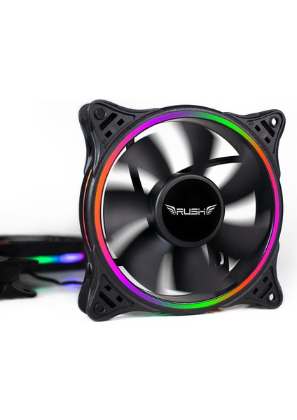 FN103 Rainbow Gökkuşağı Aydınlatmalı 120MM Bilgisayar Kasa Fanı