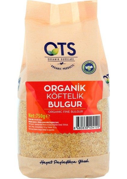 Organik Köftelik Bulgur