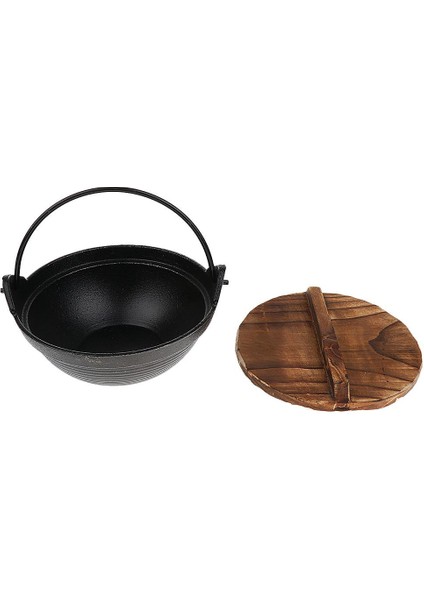 Hafif Dayanıklı Alüminyum Alaşım Dış Mekan Pişirme Tenceresi + Ahşap Kapak /20CM 18CM (Yurt Dışından) fırsatları