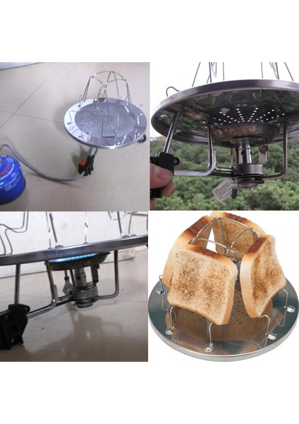 Taşınabilir Paslanmaz Çelik Kamp Sobası / 4 Dilim Katlanır 9 " (Yurt Dışından) modelleri