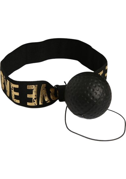 Boks Topu Kafa Bandı Mma Boks Ekipmanı Çocuk Yetişkinler Için Fitness Siyah Top (Yurt Dışından) modelleri