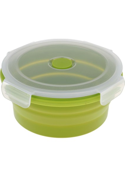 Katlanabilir Silikon Kamp Kasesi, Gıda Sınıfı ve Bpa Içermeyen 900ML Yeşil (Yurt Dışından)