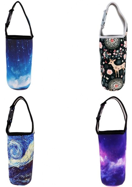 4 Adet Tumbler Taşıyıcı Tutucu Kılıfı 30 Oz Paslanmaz Çelik Seyahat Yalıtımlı Renk 2 (Yurt Dışından)