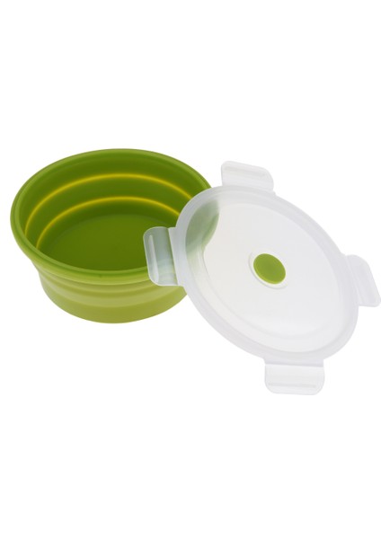 Katlanabilir Silikon Kamp Kasesi, Gıda Sınıfı ve Bpa-Bedava 400ML Yeşil (Yurt Dışından)