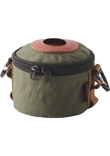 Gaz Tankı Koruyucu Kapak Propan Silindir Depolama Cep Çanta Yeşil Hiking Için (Yurt Dışından)