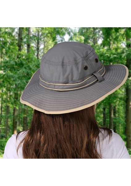 Balıkçılık Güneş Şapka UPF50 + Uv Koruma Geniş Ağız Boyun Kapak Güneş Koruma Koyu Gri Şapka (Yurt Dışından) modelleri