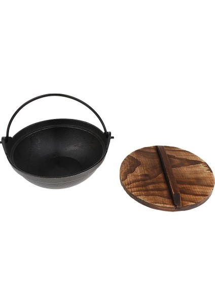 Hafif Dayanıklı Alüminyum Alaşım Dış Mekan Pişirme Tenceresi + Ahşap Kapak 18CM/ 20CM (Yurt Dışından) fırsatları