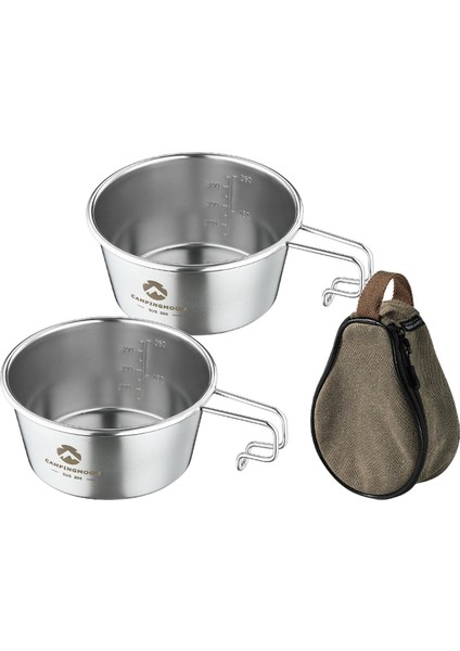 2 Adet Kamp Kase Tencere Açık Gereçler Barbekü Salatası Için Seyahat 170X122X62MM (Yurt Dışından)