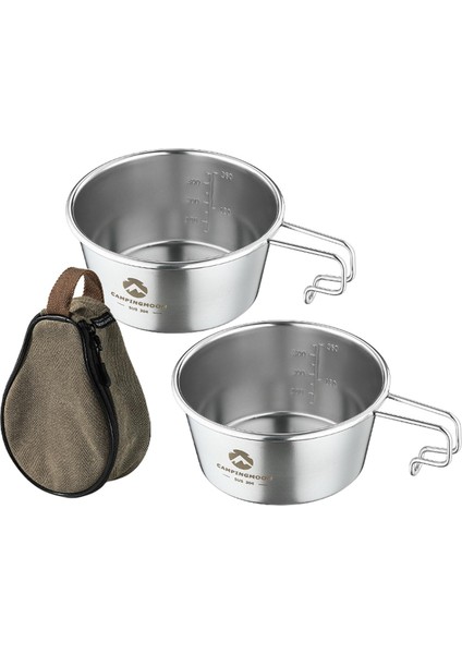 2 Adet Kamp Kase Tencere Açık Gereçler Barbekü Salatası Için Seyahat 170X122X62MM (Yurt Dışından)