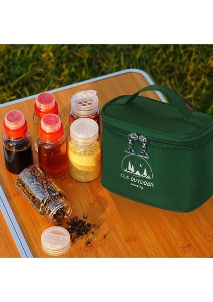 Açık Şeffaf Taşınabilir Tuz Biber Shakers Spice Tutucu Yeşil (Yurt Dışından) modelleri