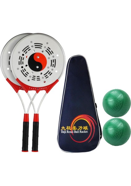 Tai Raket Topu Set Voleybol Fitness Taiji Rouli Top Raket Depolama Çantası Set F Için (Yurt Dışından)