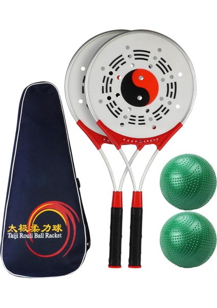 Tai Raket Topu Set Voleybol Fitness Taiji Rouli Top Raket Depolama Çantası Set F Için (Yurt Dışından)