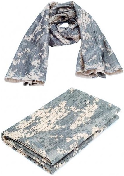 Cosy Zone Çok Fonksiyonlu Net Eşarp Flecktarn Ordu Başkanı Wrap Bandana Şal Erkek Kadın Acu Dijital Camo (Yurt Dışından)